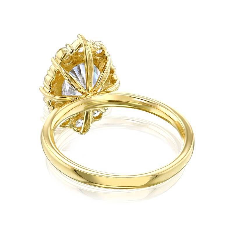 Annello by Kobelli 14k Gold Forever One Ophelia Engagement Ring (DEF/VS, DEF/VS)