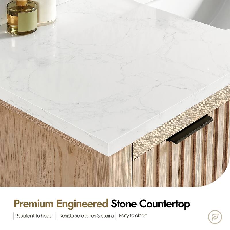 Shenzhen Bath Vanity with Composite Stone Top without Mirror