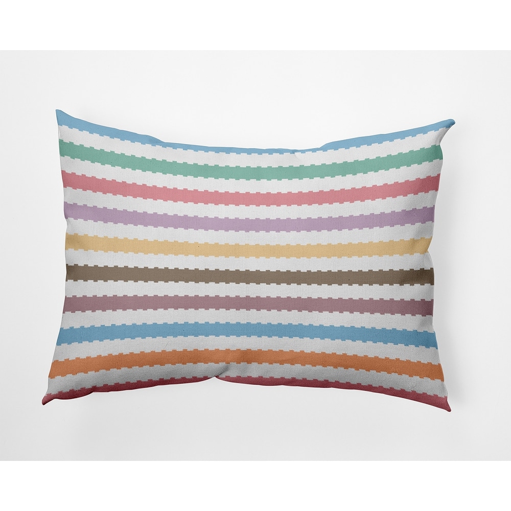 Zippy Stripe Decorative Throw Pillow