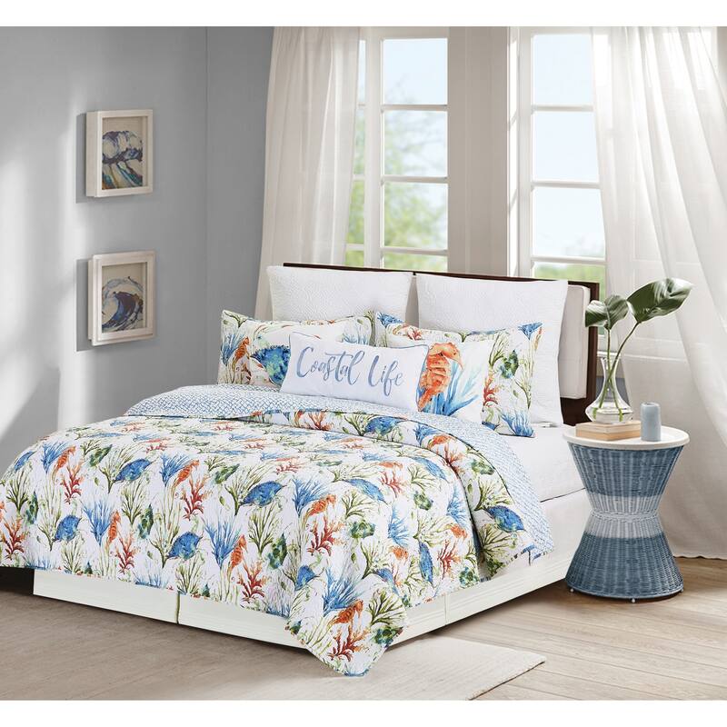 Coastal Haven Cotton Quilt Set