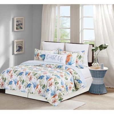 Coastal Haven Cotton Quilt Set