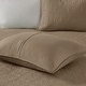 preview thumbnail 58 of 107, Madison Park Mansfield Reversible Oversized 3-piece Solid Texture Bedspread Quilt Set with Matching Shams
