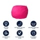 preview thumbnail 132 of 191, Small Refillable Bean Bag Chair for Kids and Teens