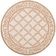 preview thumbnail 53 of 105, SAFAVIEH Handmade Chelsea Kimber Trellis French Country Wool Rug 3' Round - Ivory/Camel - Round