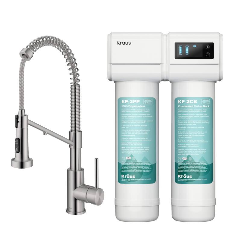 Kraus FS-1001-KFF-1610 Bolden 1.8 GPM Single Hole Pre-Rinse Pull Down - Spot Free Stainless Steel