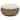 Uttermost Island Straw Storage Ottoman / Coffee Table - 36"W x 36"H x 18"D