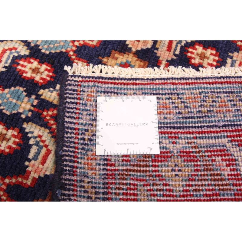 ECARPETGALLERY Hand-knotted Andelz Dark Navy Wool Rug - 3'5 x 10'0