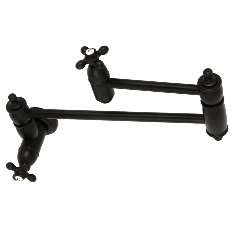 Kingston Brass Restoration Wall Mount Pot Filler Kitchen Faucet