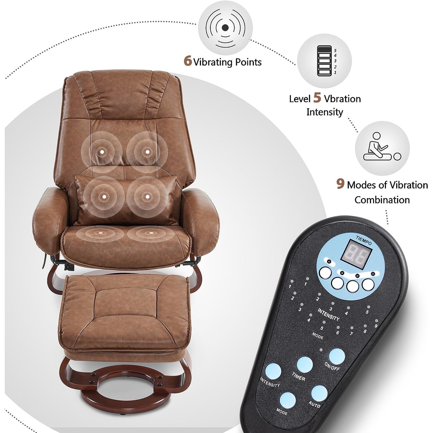 Vibrating best sale lounge chair