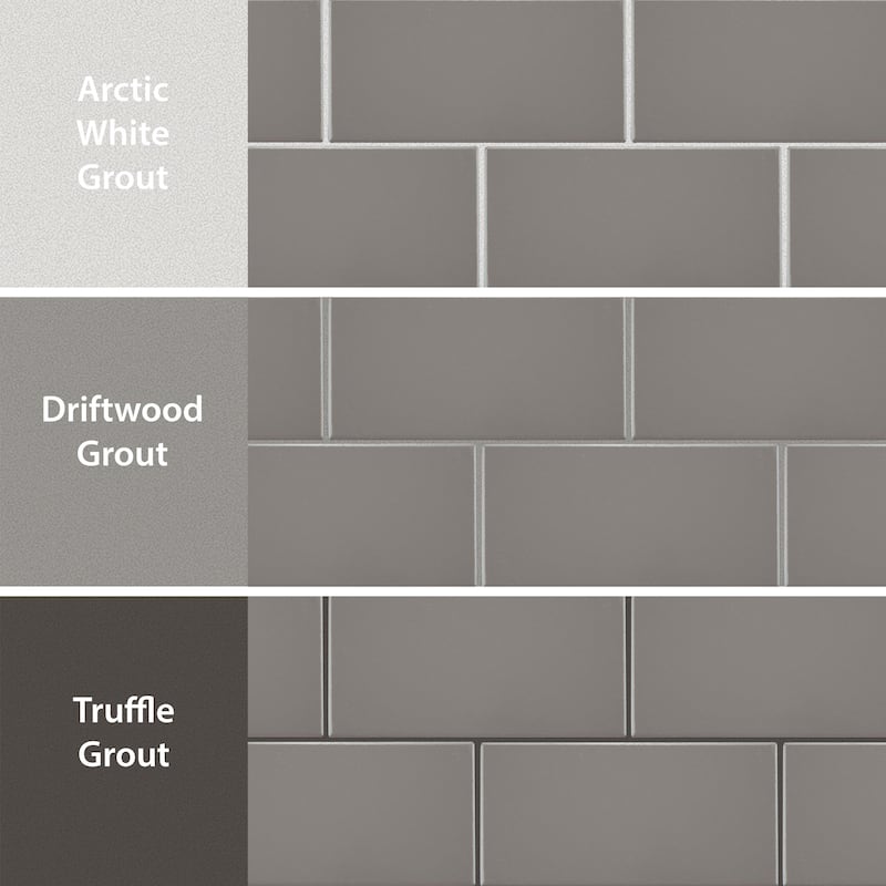Merola Tile Piscina Brick Matte Dark Grey 9-5/8" x 19-1/2" Porcelain Floor and Wall Tile