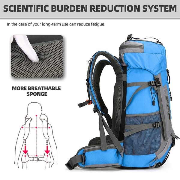 60L Hiking Backpack Lightweight Camping Backpack with Rain Cover Large Waterproof Packable Outdoor Trekking Travel Backpack - On Sale - Bed Bath & Beyond - 40365913 60L Hiking Backpack Lightweight Camping Backpack with Rain Cover Large Waterproof Packable Outdoor Trekking Travel Backpack - On Sale - Bed Bath & Beyond - 40365913