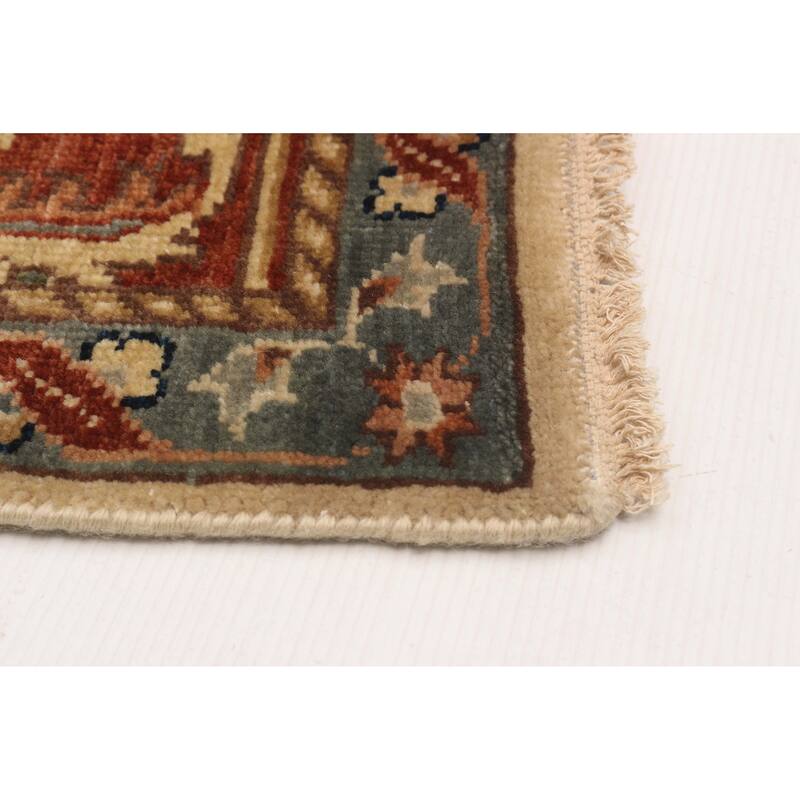 ECARPETGALLERY Hand-knotted Jules Sultane Ivory Wool Rug - 7'10 x 9'8