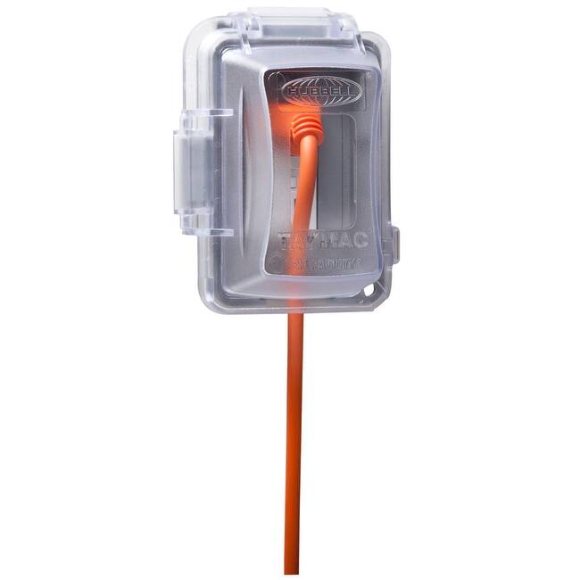 TayMac 4-3/16" Single Gang While-In-Use Cover - Extra Duty - Clear
