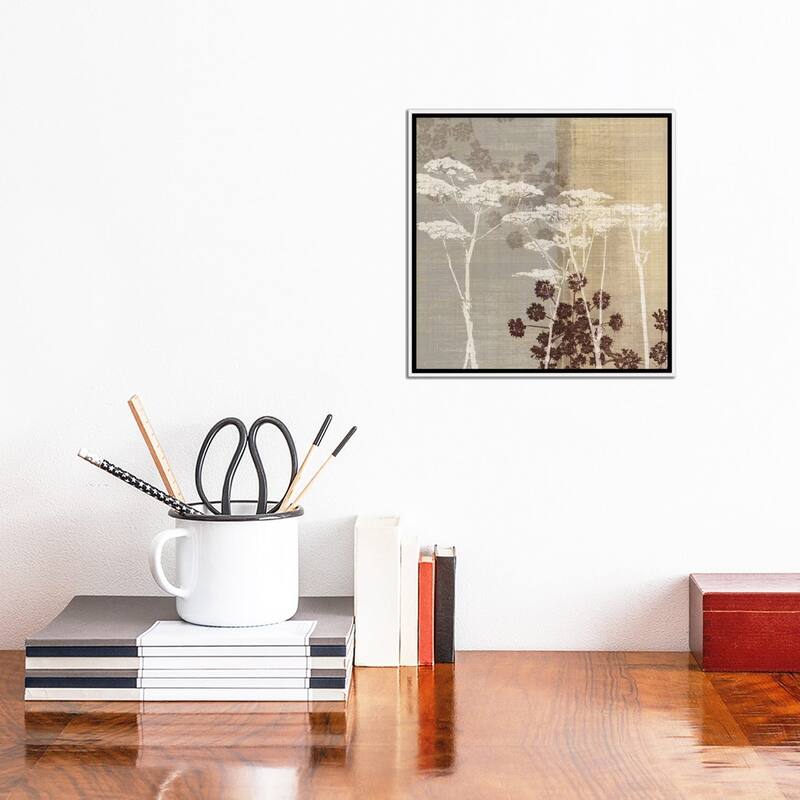 iCanvas "Lace I" by Tandi Venter Framed