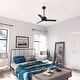 preview thumbnail 15 of 15, Hunter 44" Gilmour Outdoor Ceiling Fan with LED Light, Handheld Remote, Damp-Rated - Transitional, Contemporary