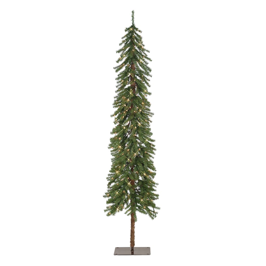 Puleo International 7 ft. Pre-Lit Alpine Artificial Tree