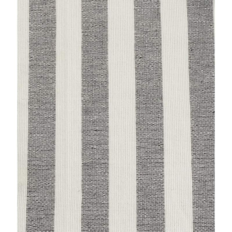Striped Table Runner With Tassel Design