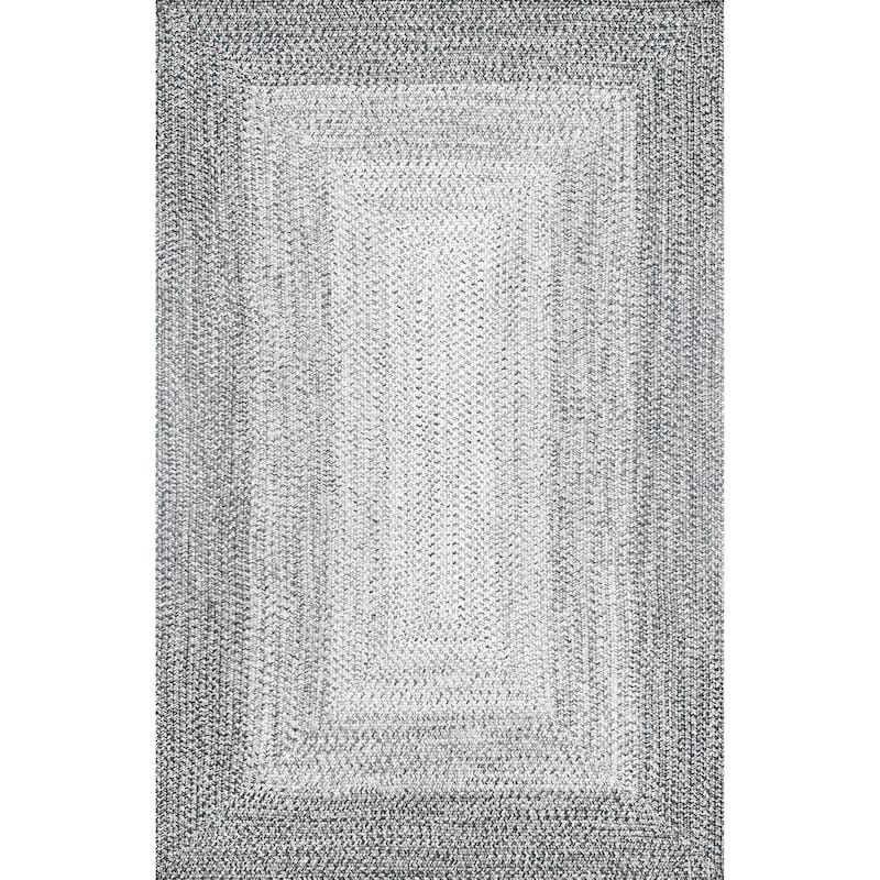 Nuloom Jayda Braided Ombre Indoor/Outdoor Area Rug