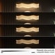 preview thumbnail 12 of 14, Modern 1-Light LED Crystal Chandelier Island Lights for Dining Room - W 33.5" x H 9" x D 7.9"