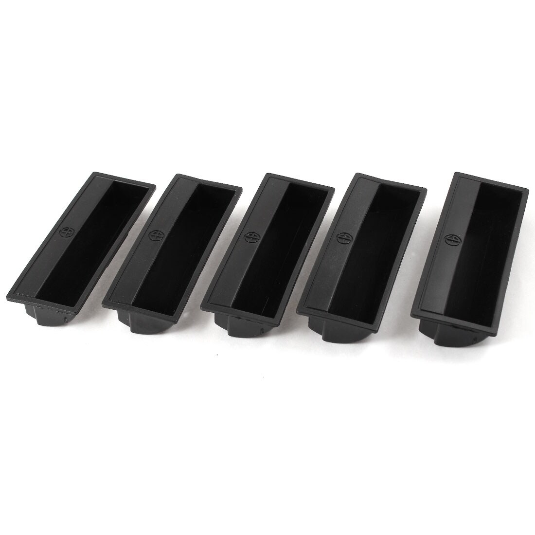 Shop Unique Bargains 5 X Cabinet Hardware Parts Black Plastic