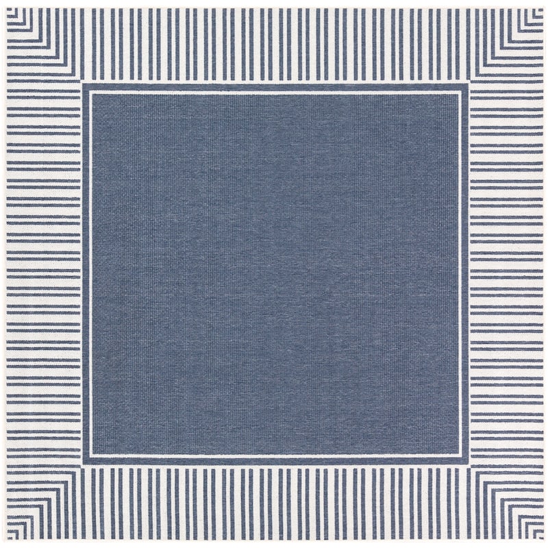 Livabliss Felice Border Indoor/ Outdoor Area Rug - 8'10" Square