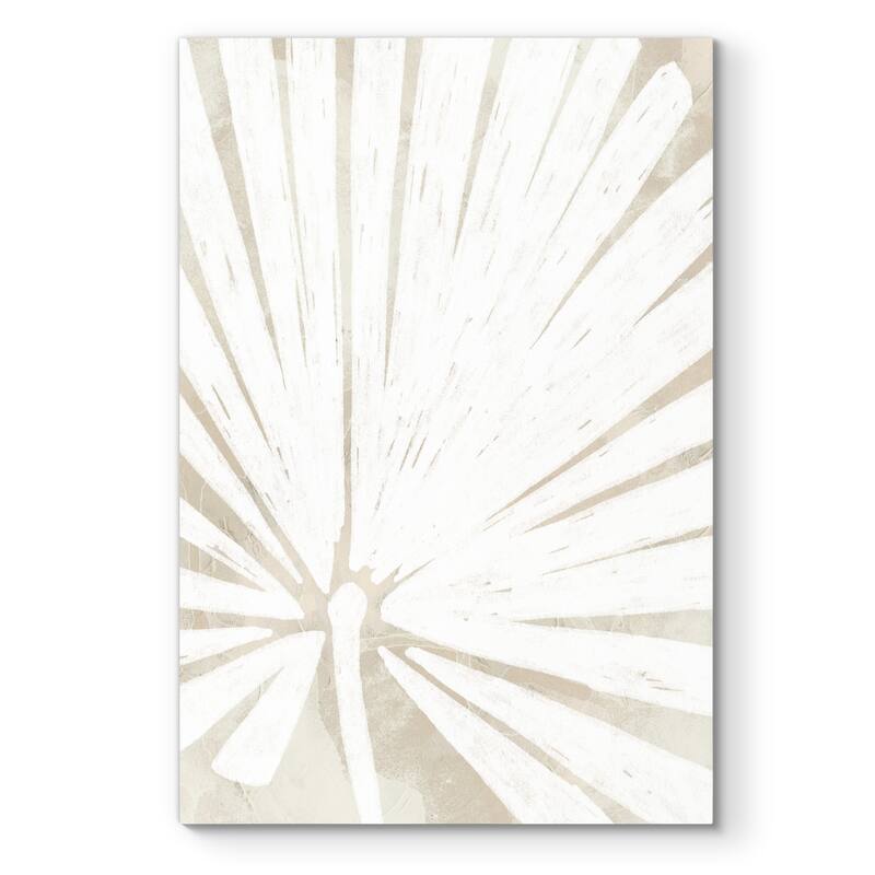 Linen Tropical Silhouette IV -Premium Gallery Wrapped Canvas