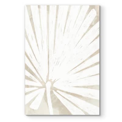 Linen Tropical Silhouette IV -Premium Gallery Wrapped Canvas