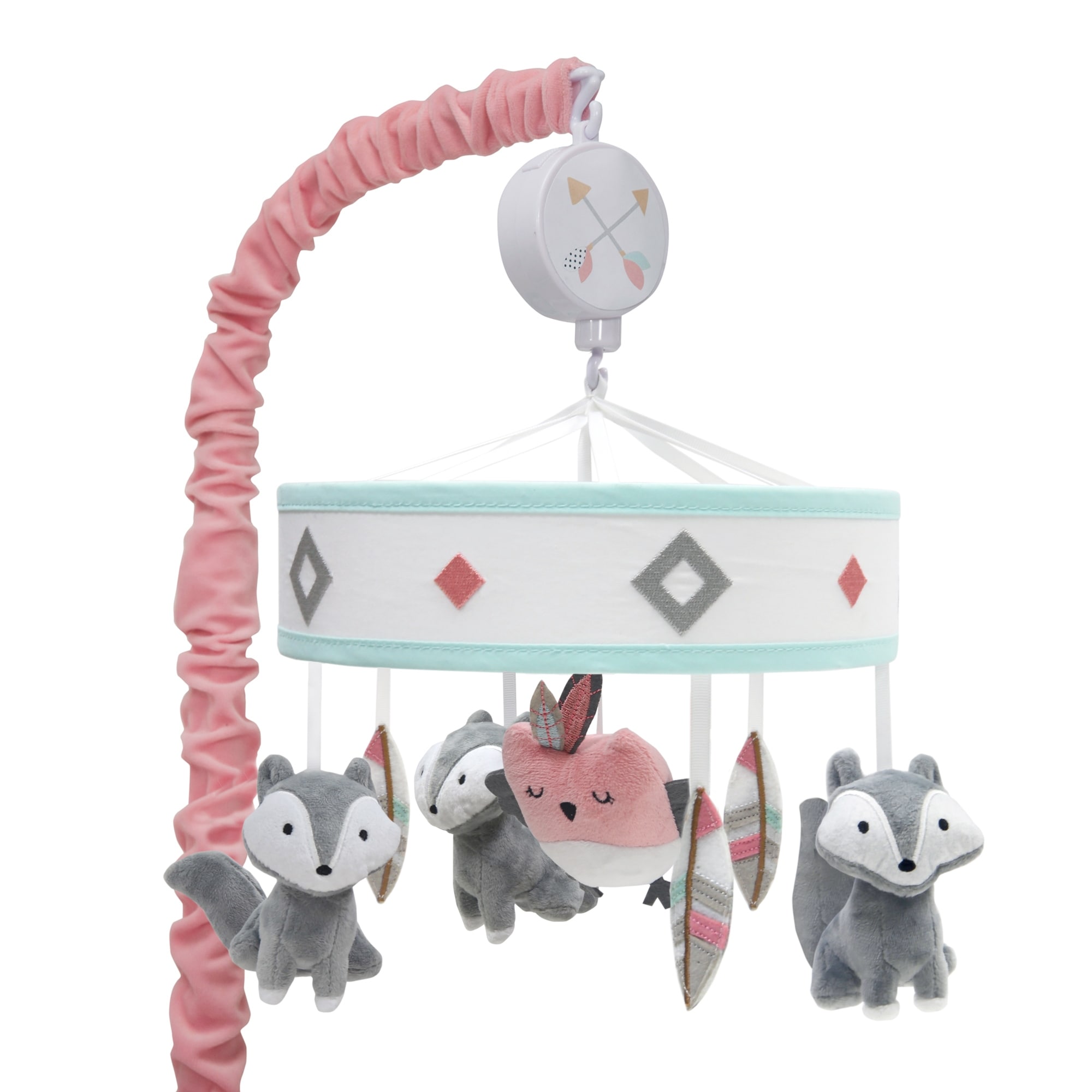 nuby little fox cot mobile
