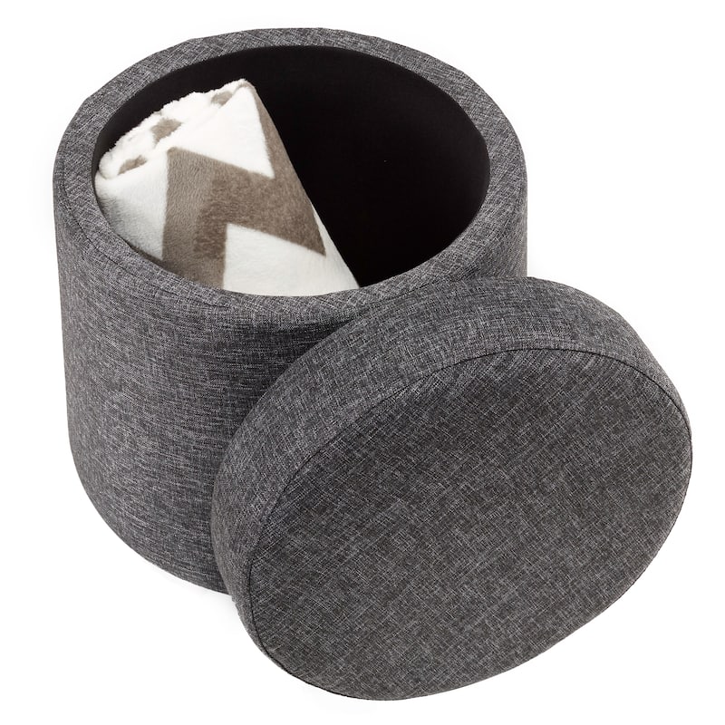 Seville Classics Rocking Stool Wobble Storage Ottoman