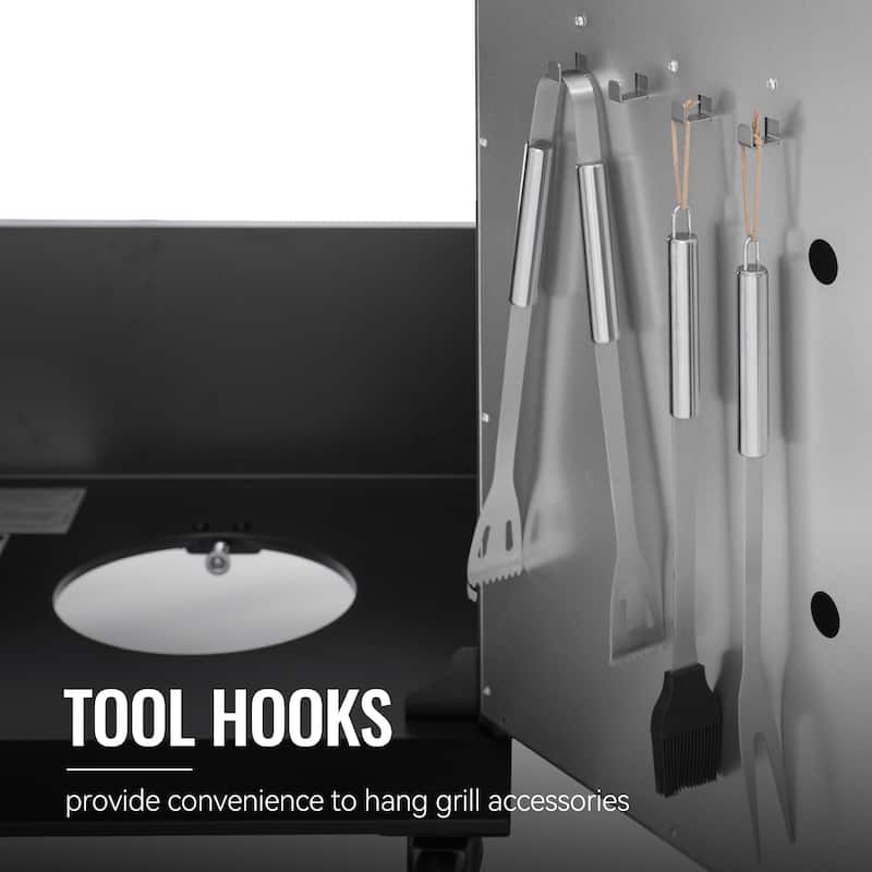 Royal Gourmet SG6002R 6-Burner Gas Grill with Sear&Side Burner