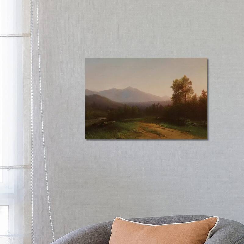 iCanvas "Hudson River Landscape, c.1860-5 " by Homer Dodge Martin Canvas Print - 18x26x1.5