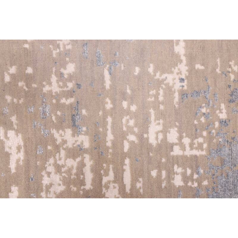 ECARPETGALLERY Hand-knotted Legacy Taupe Silk, Wool Rug - 8'10 x 12'1