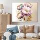 Designart 'Soft Pink Crocus Bouquet I' Floral & Botanical Canvas Wall ...