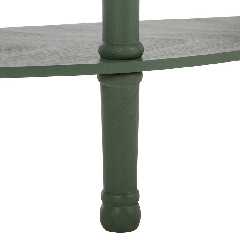 SAFAVIEH Veva Half Moon Console Table - 28" W x 11.8" L x 28" H - 28"W x 12"D x 28"H