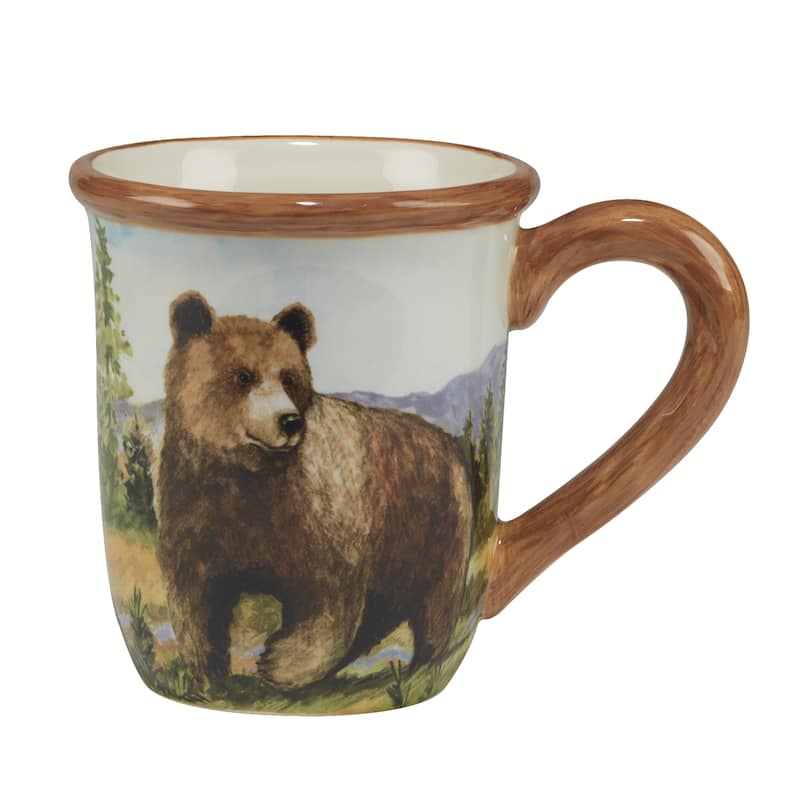 Certified International Mountain Summit 16 oz. Mug, Set of 4
