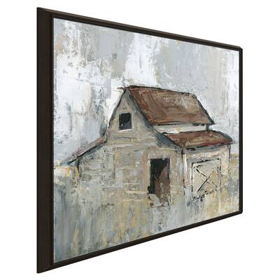 "Barn at Midday" by Carol Robinson Print on Floating Canvas