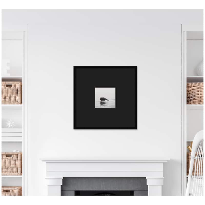 Kate and Laurel Humpback Whale No. 4 by Laura Evans Framed Wall Art Print Matted