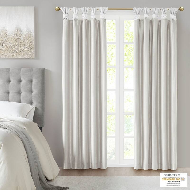 Twist Tab Total Blackout Window Curtain Panel
