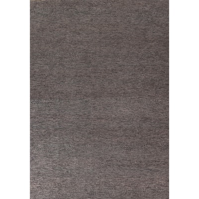 Gabbeh Modern Area Rug Hand-Knotted Wool Carpet - 9'0" X 12'3"