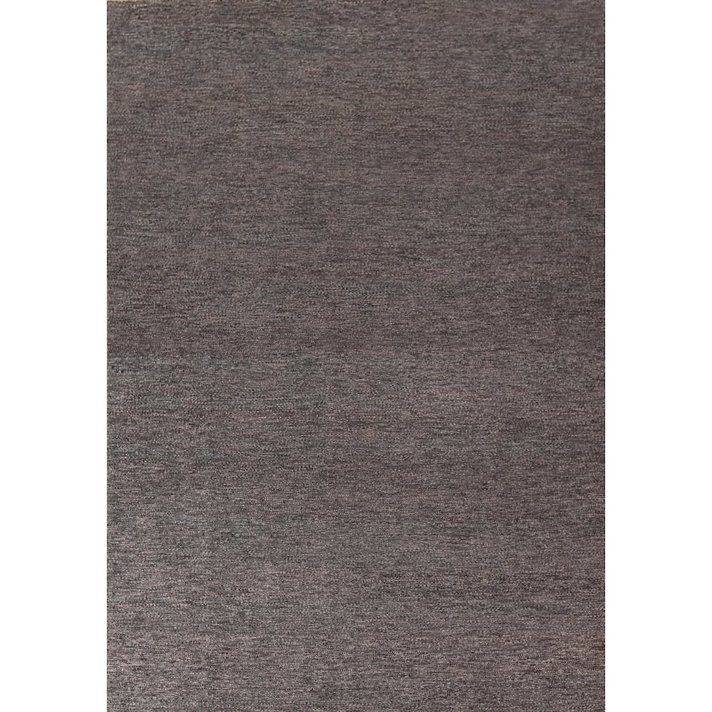 Gabbeh Modern Area Rug Hand-Knotted Wool Carpet - 9'0" X 12'3"
