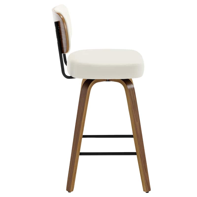 26"/29" Swivel Bar Stools/ Counter Stools with Bentwood Legs