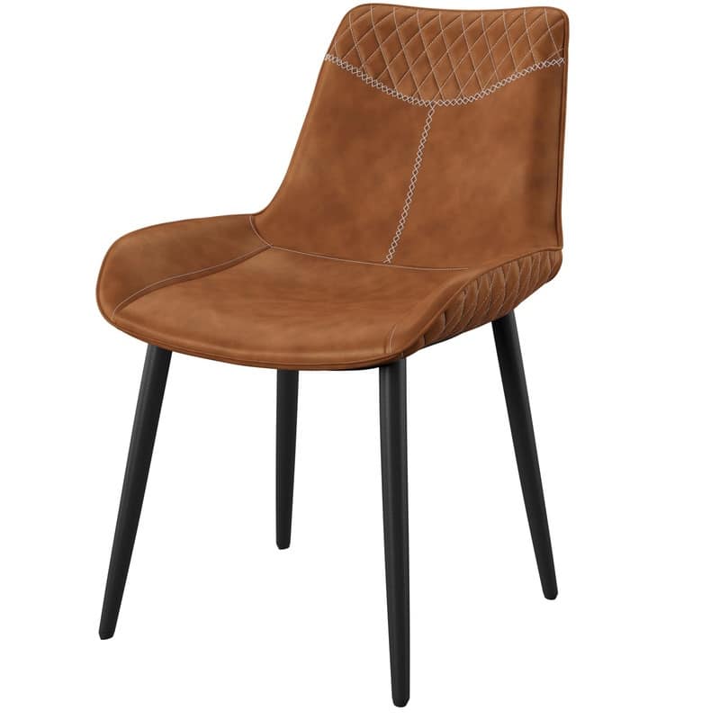 Linon Cary Brown Dining Chairs (Set of 2)
