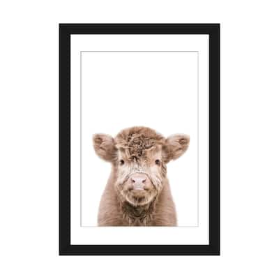 iCanvas "Highland Cow" by Tiny Treasure Prints