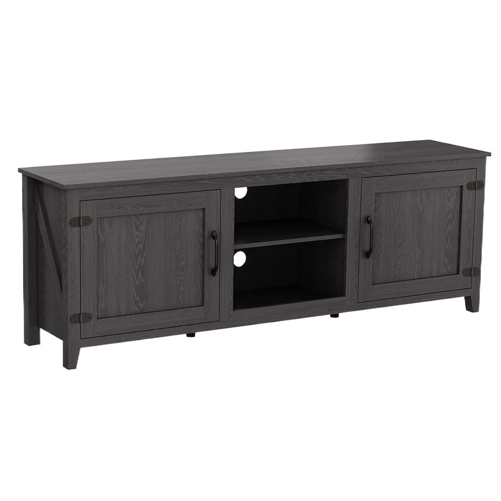 TV Stand Storage Media Console Entertainment Center With Two Doors