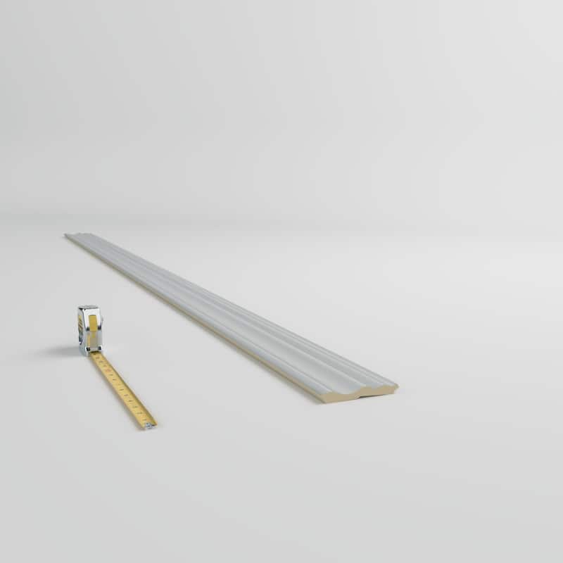 4"H x 2 1/2"P x 4 5/8"F x 96"L Alicia Crown Moulding - 1-Pack