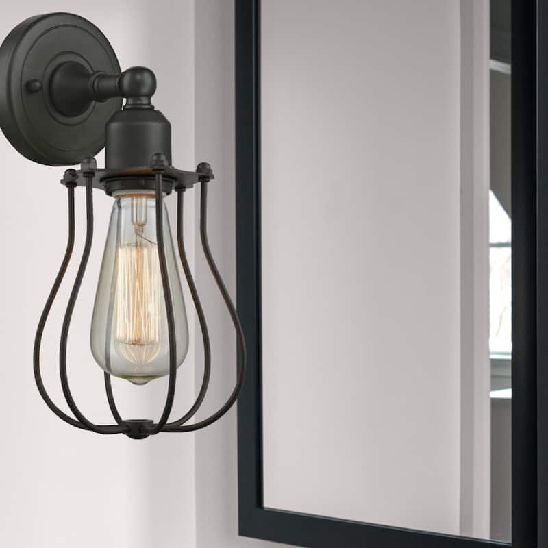 Innovations Lighting Muselet Single Light 11" Tall Bathroom Sconce