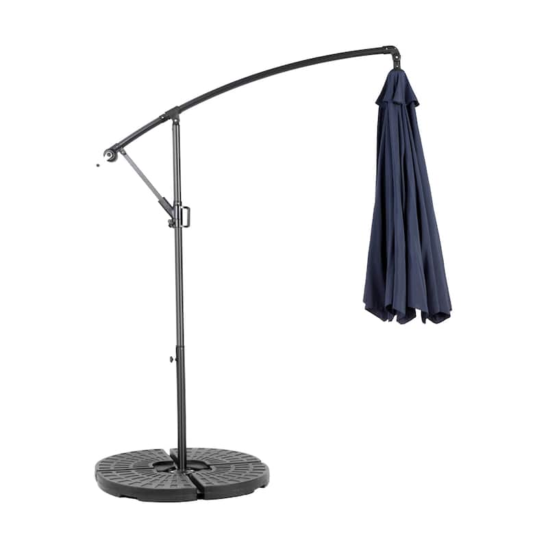 Topcraft 10ft Offset Hanging Market Patio Umbrella