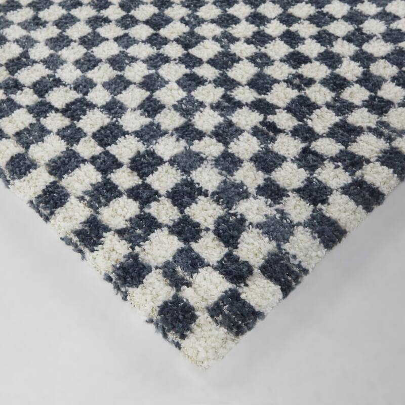 Mann Checkered Area Rug