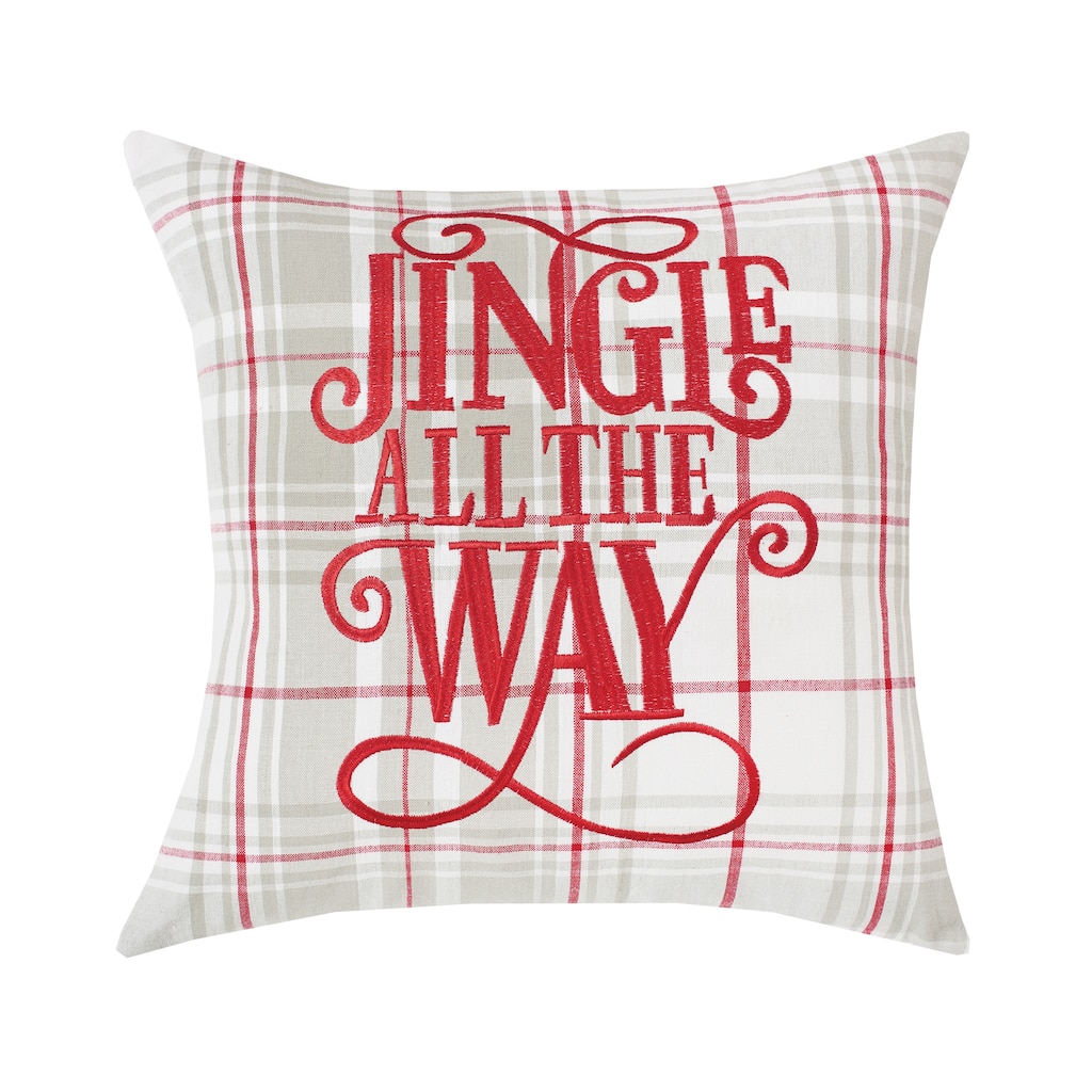 Jingle All The Way Printed Throw Pillow