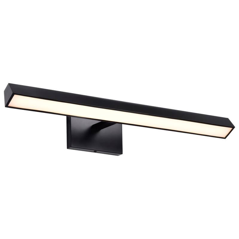 Mila 2 Foot LED Picture Light 3 CCT Selectable Black Finish Acrylic Lens